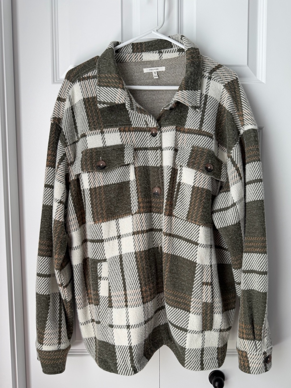 MAURICES // PLAID SOFT SHACKET